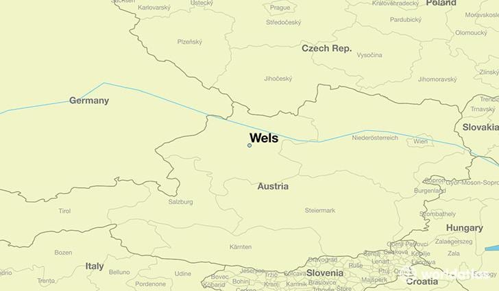 지도 wels 오스트리아