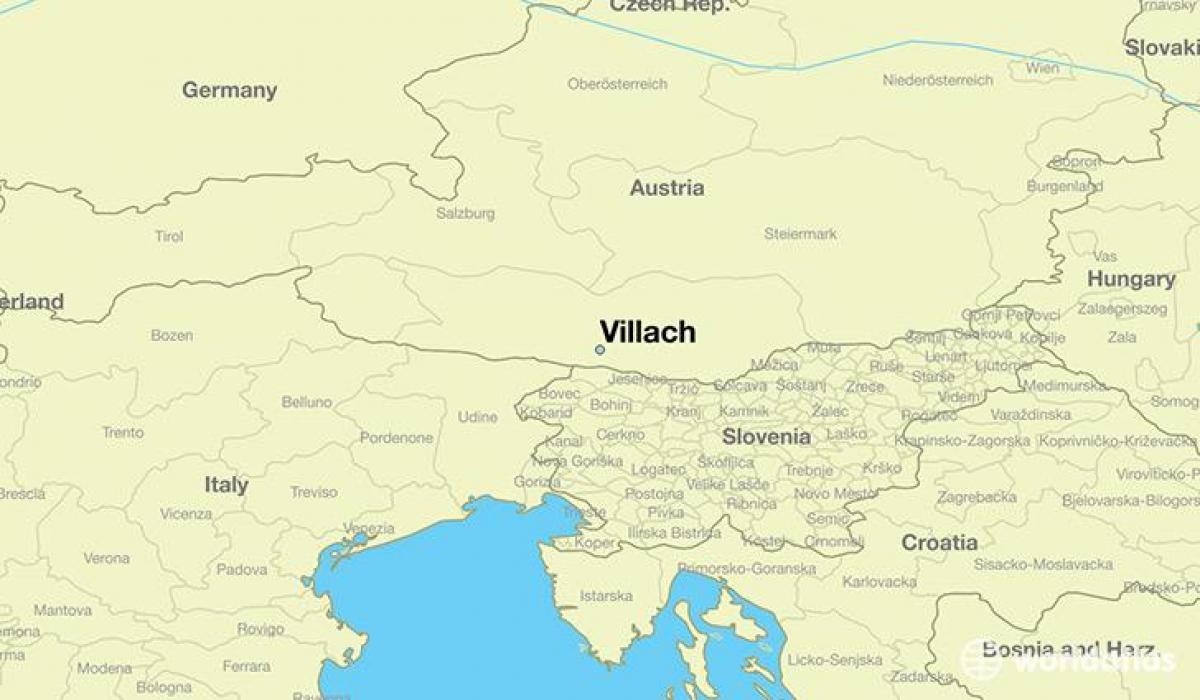 지도 villach 오스트리아