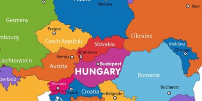 오스트리아 지도에서 세계 지도