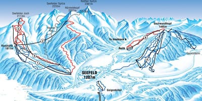 지도 seefeld 오스트리아