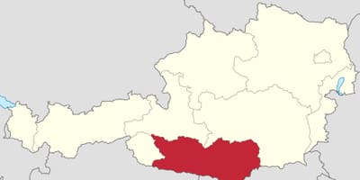 지도 karnten 오스트리아 