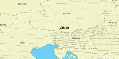 지도 villach 오스트리아