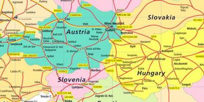 오스트리아철도 지도